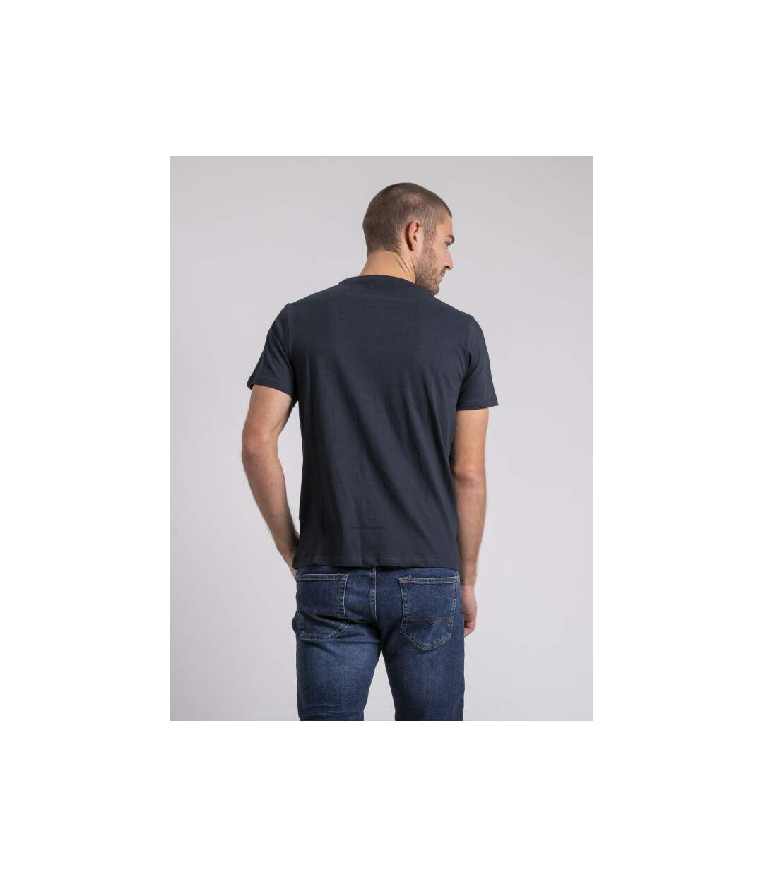 T-shirt col rond pur coton JORISOL-2