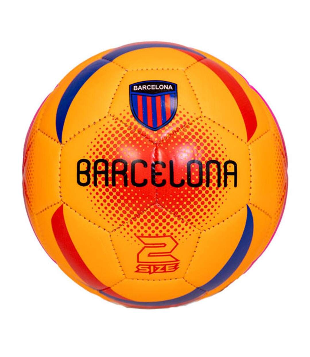BARCELONA mini ballon orange fluo sport zone-2