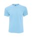 Fruit Of The Loom Mens Screen Stars Original Full Cut Short Sleeve T-Shirt (Sky Blue) - UTBC340-2