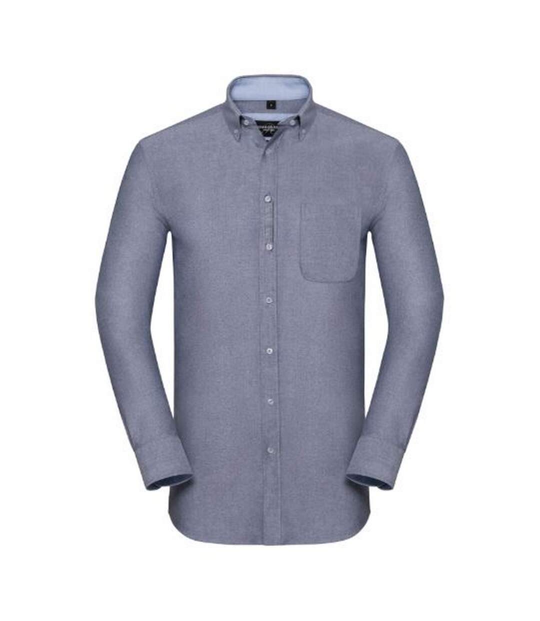 Chemise homme bleu marine / bleu Russell-1