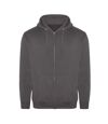 PRO RTX Mens Full Zip Hoodie (Charcoal)