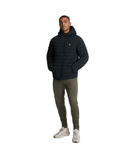 Mens stretch quilted jacket dark navy Lyle & Scott