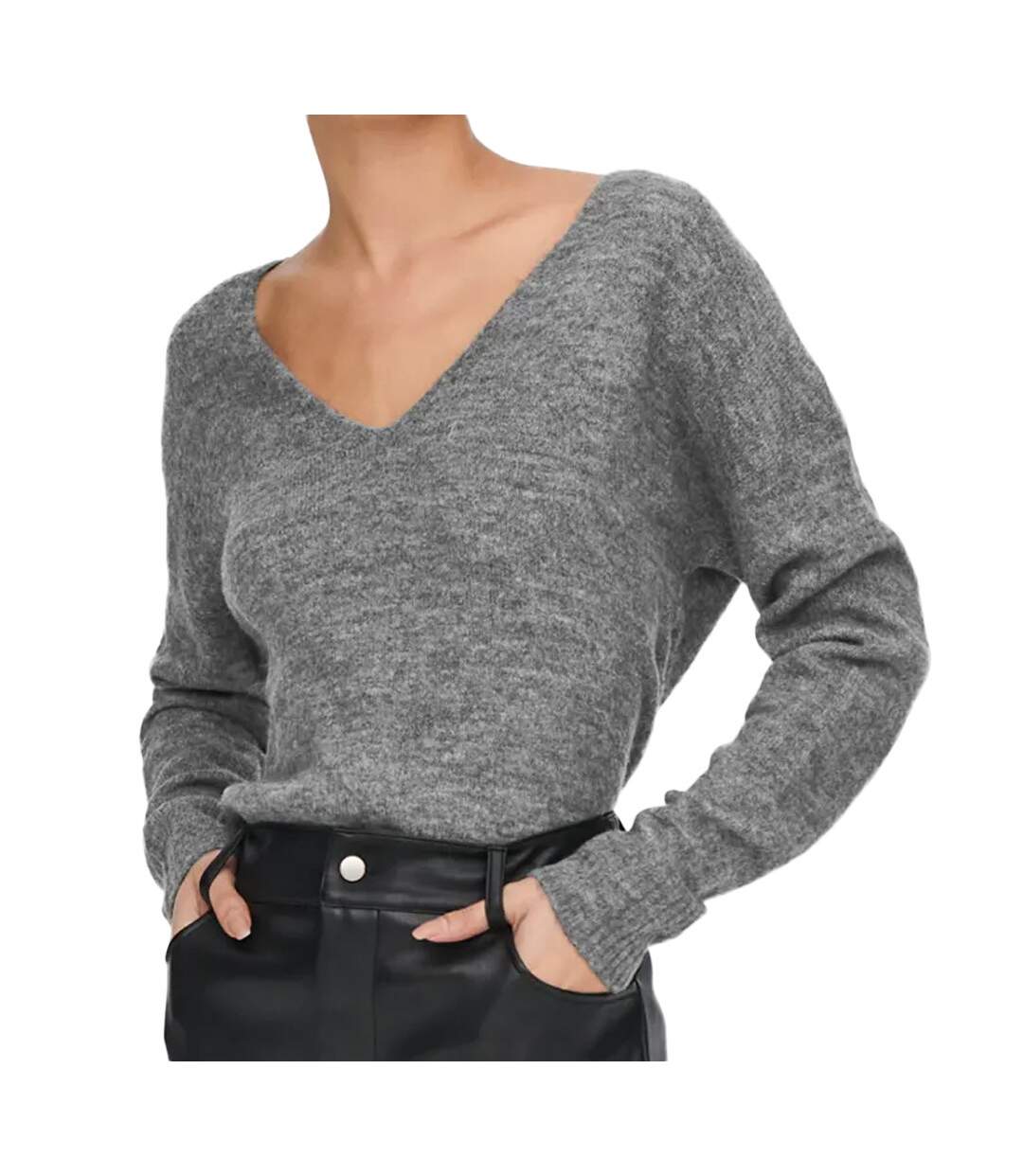 Pull Gris Femme JDY Elanora-1
