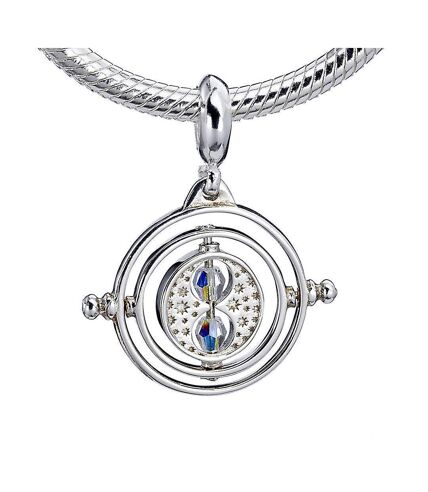 Harry Potter Time Turner Swarovski Sterling Silver Charm (Silver) (One Size) - UTTA7250