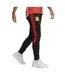 Womens/ladies Lego Stripes Jogging Bottoms Black Adidas-1