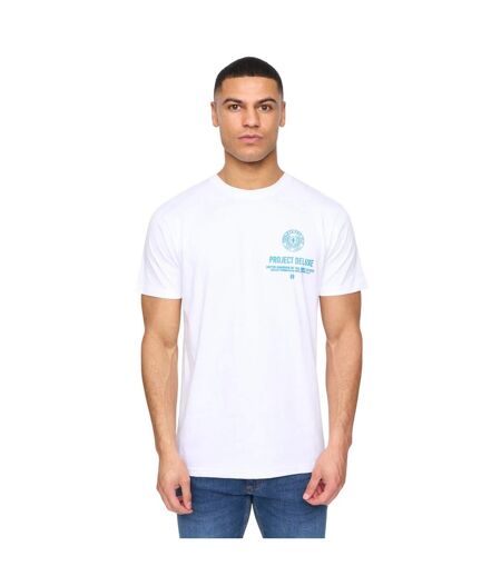 Mens Henstamp Cotton T-shirt White Henleys