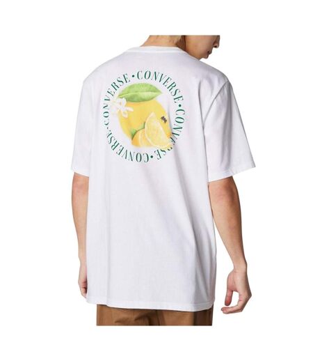 T-shirt Blanc Homme Converse Fresh Lemon - L