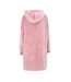 Sweat À Capuche Couverture Femme Rose Linea-2