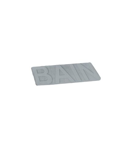 Tapis de Bain Microfibre Relief 45x75cm Gris Clair