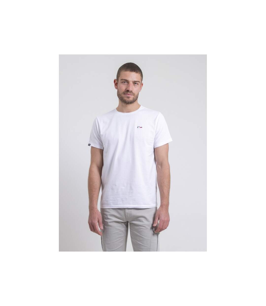 T-shirt col rond pur coton NEROTEN-1