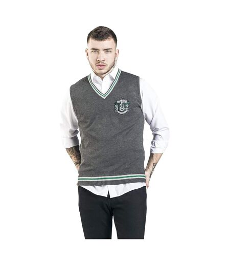Sweat Sans Manches Slytherin Homme Noir Harry Potter