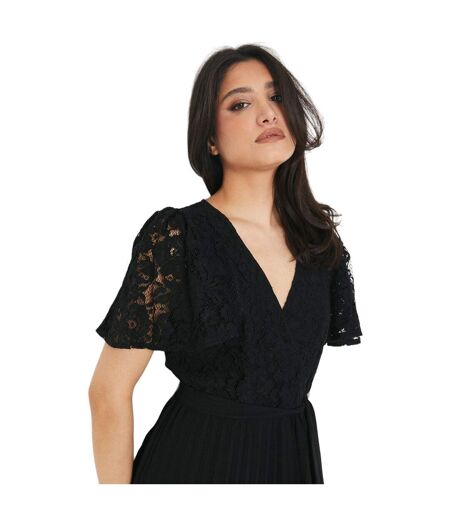 Robe mi-longue femme noir Dorothy Perkins