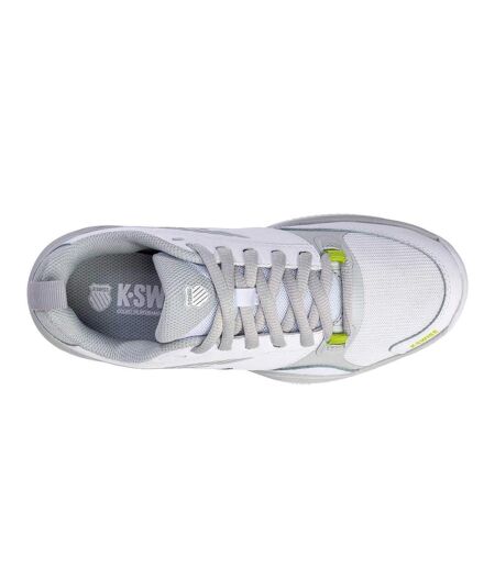 Womens/ladies Speedex Tennis Shoes White Gray Dawn K-Swiss