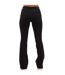 Womens/ladies Ann Mid Rise Flared Jeans Black Only-2