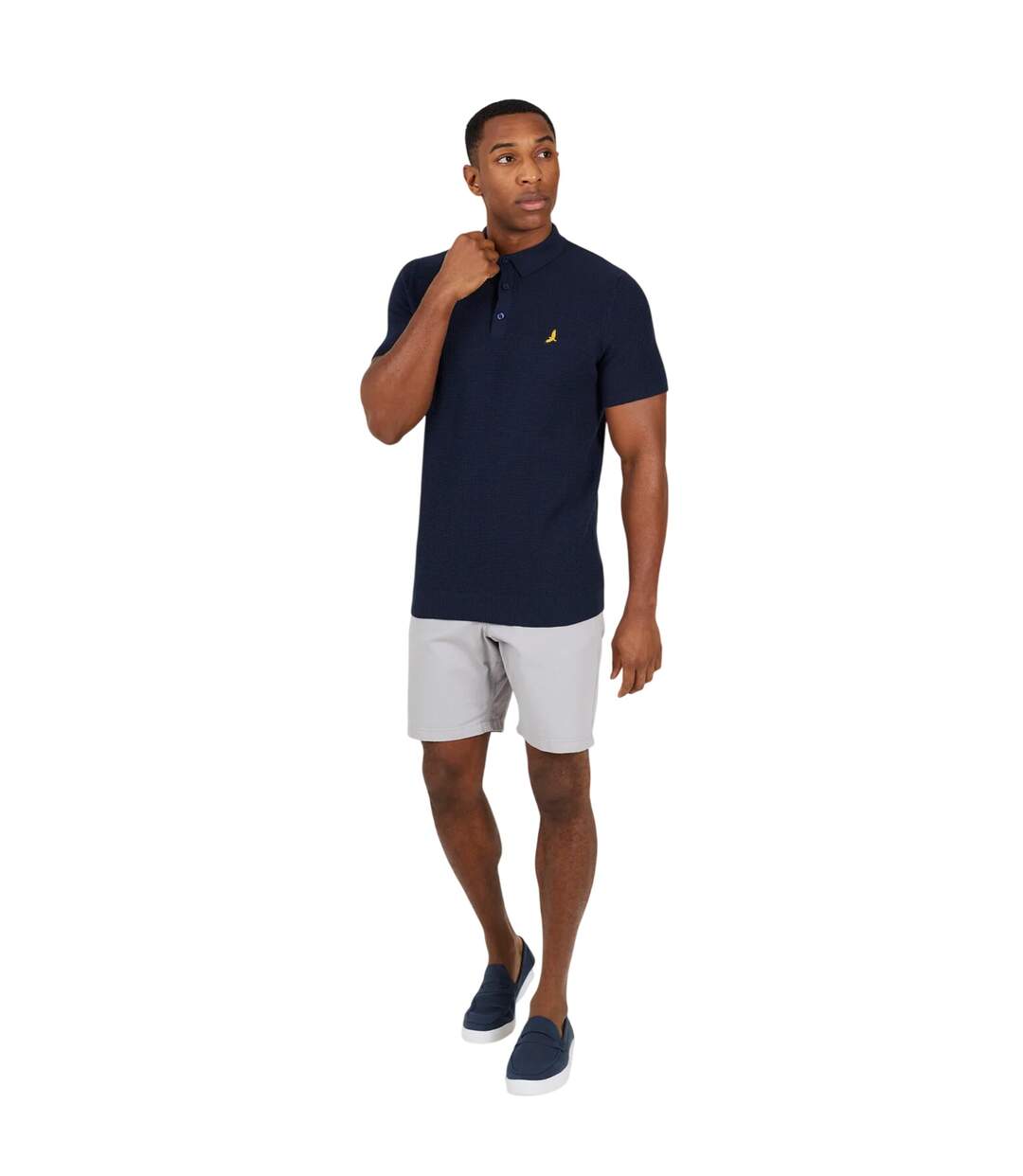 Polo Homme Bleu Nuit Brave Soul-1