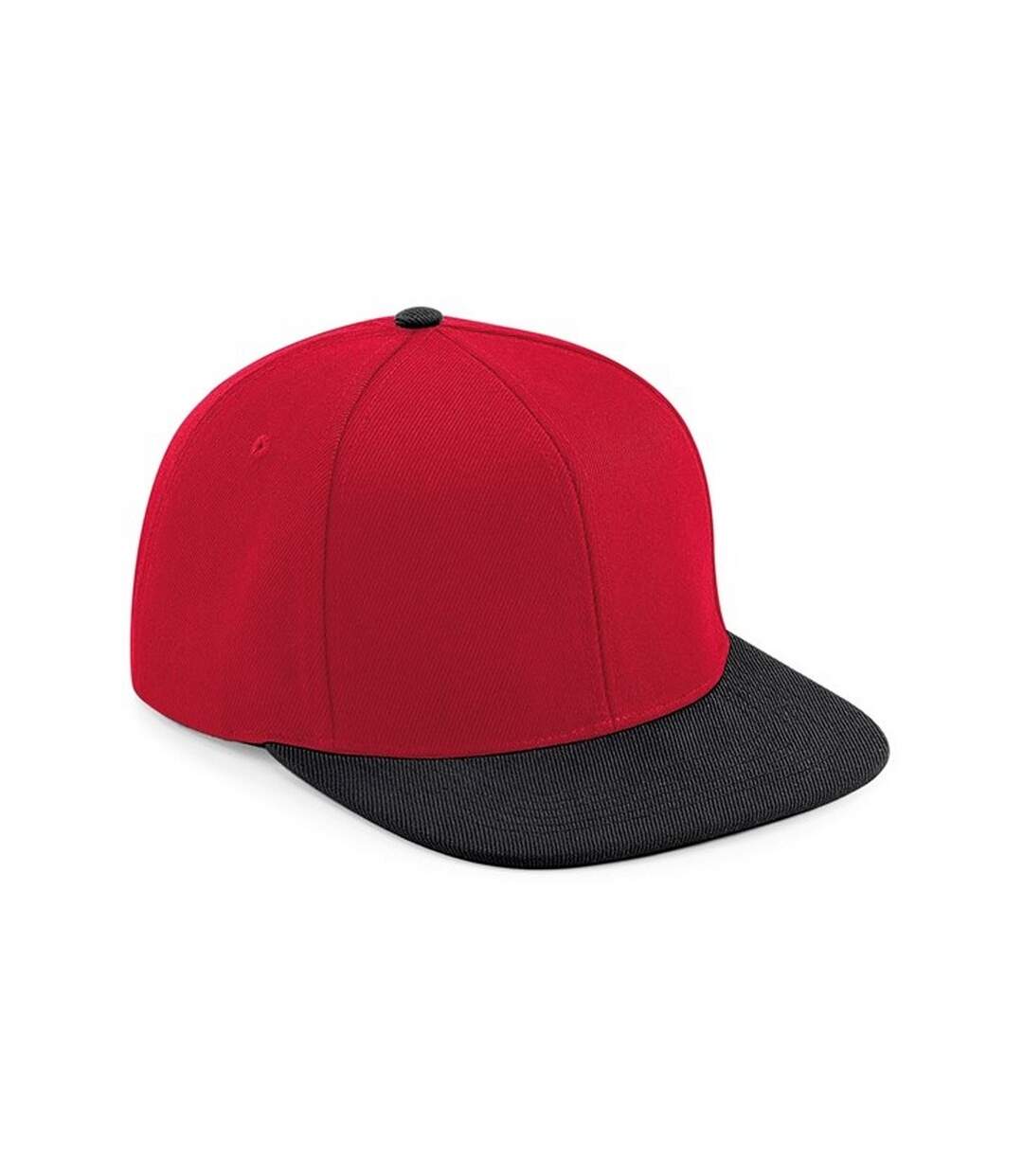 Casquette ajustable rouge / noir Beechfield-1