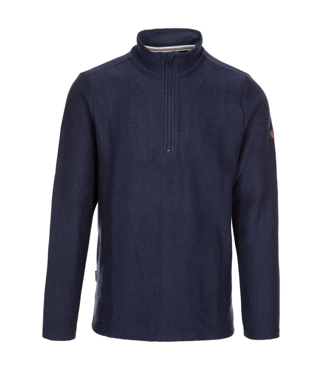 Trespass Mens Taddingley Half Zip Sweatshirt (Navy)