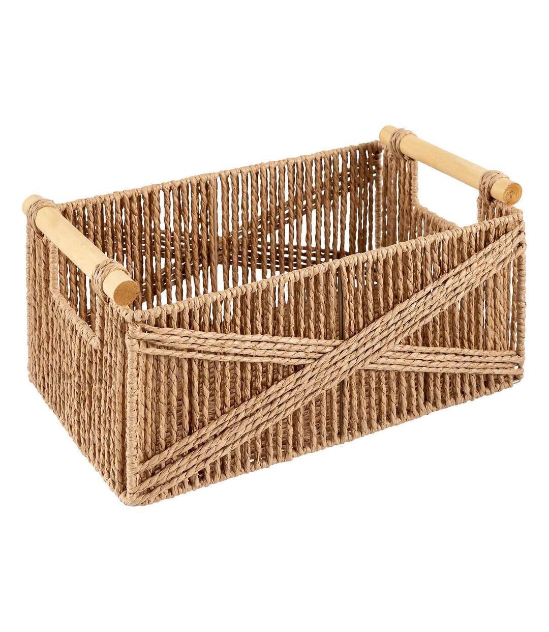 Lot de 3 Caisses Déco Eugène 36cm Naturel-2