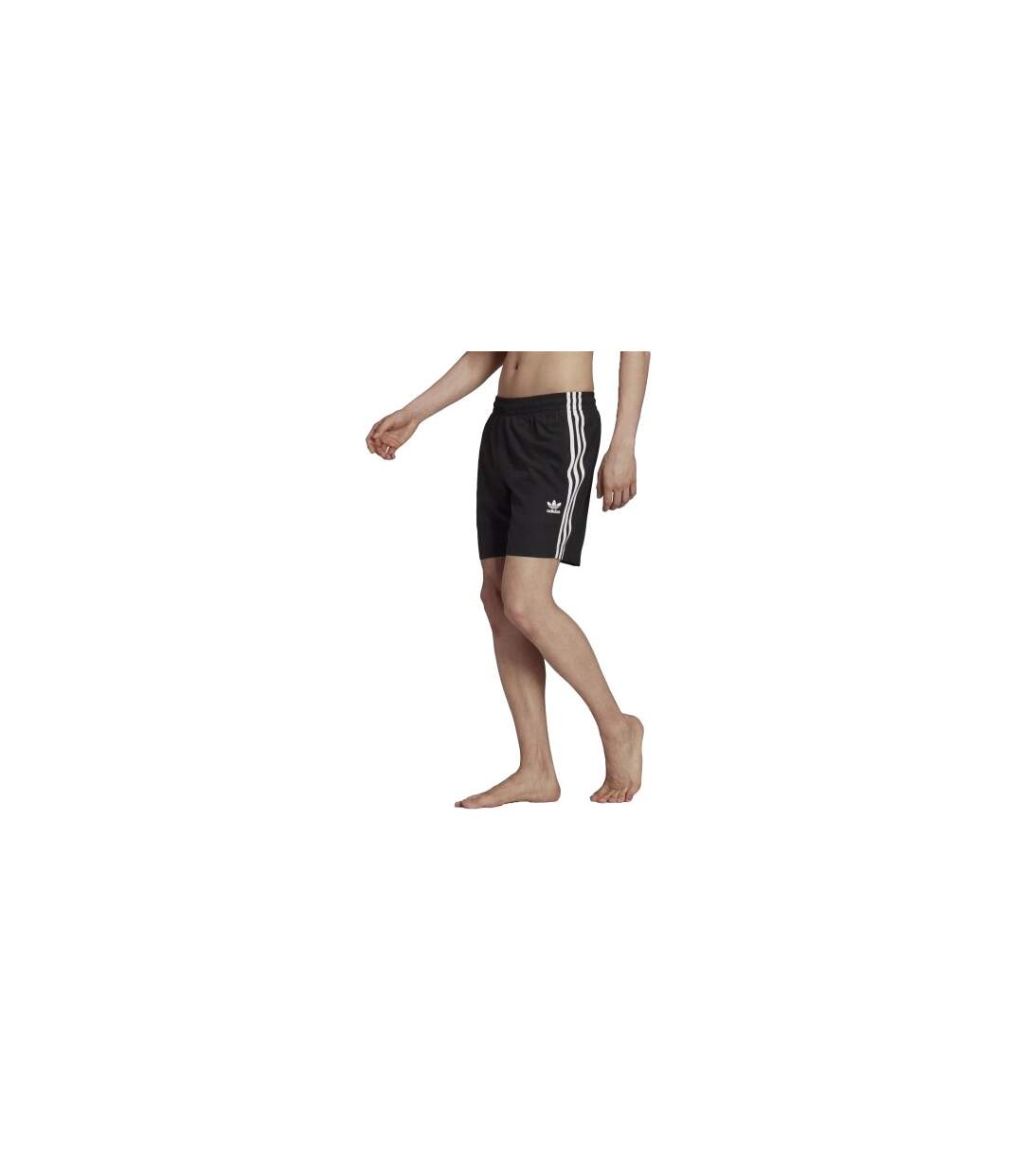 Mens Originals 3 Stripes Swimming Swim Shorts Black Adidas-1