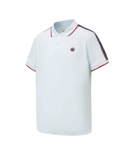 Polo Motif/style Logo Homme Bleu Clair Pretty Green