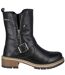 Womens/ladies Waylynn 16 Leather Calf Boots Black Josef Seibel-4