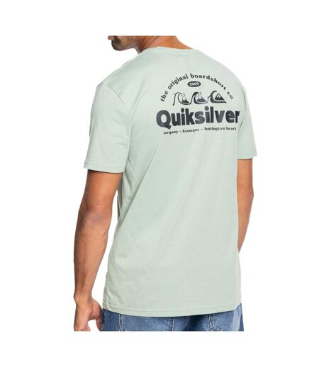 T-shirt Vert Amande Homme Quiksilver EQYZT07648 - S