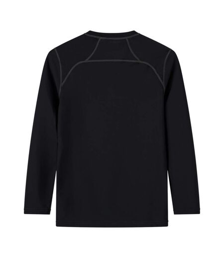 Mens Long-sleeved Base Layer Top Black White Canterbury