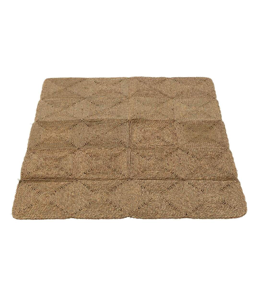 Tapis Déco Cordes Tissées 122x153cm Naturel-1