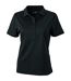 Polo micro-polyester FEMME JN574 - noir