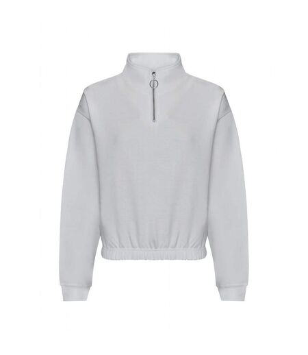 Awdis Womens/Ladies Just Hoods Crop Sweatshirt (Arctic White) - UTRW8306