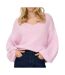Pull rose femme jdy dinea-1