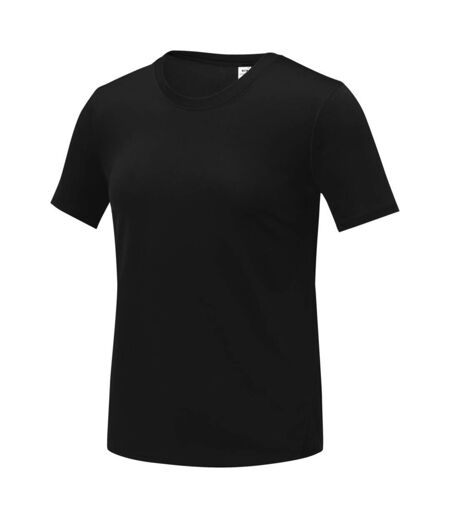 Elevate Womens/Ladies Kratos Short-Sleeved T-Shirt (Solid Black)