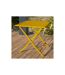 Table de Jardin Pliante Marius 70cm Moutarde-5