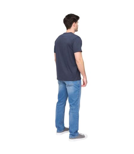 Mens trentflax t-shirt dark navy Duck and Cover