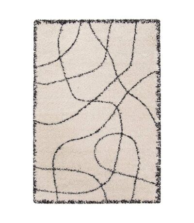 Tapis shaggy tissé motif abstrait ARSTYLE