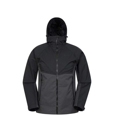 Mens Verge Extreme Waterproof Jacket Black Mountain Warehouse