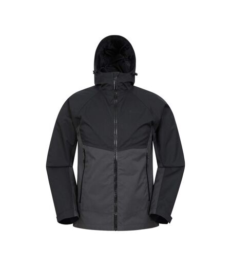 Mens Verge Extreme Waterproof Jacket Black Mountain Warehouse