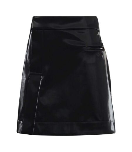Womens/ladies Originals 3 Stripes Mini Skirt Black Adidas