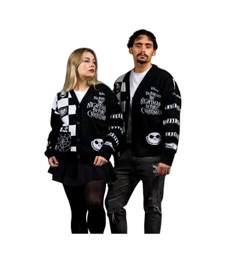 Cardigan Motif Zéro Adulte Noir The Nightmare Before Christmas
