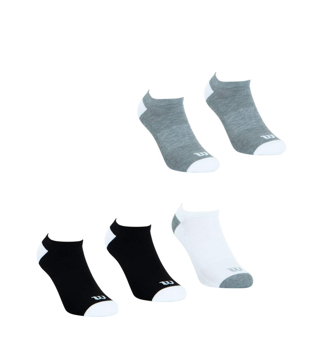 Lot de 5 paires de chaussettes basses femme Access Wilson-2