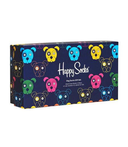 3 Pack Mens & Ladies Mixed Dog Socks Gift Set