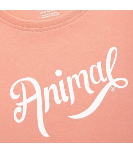 Animal - T-shirt - Femme (Corail) - UTMW2412