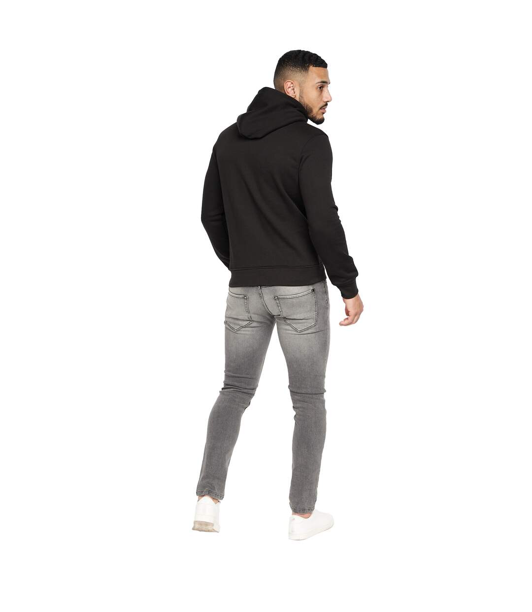 Sweat à capuche bartamax homme noir Crosshatch-2