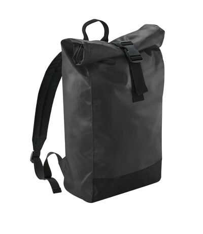 Bagbase Roll Top Tarpaulin Knapsack (Black) (One Size) - UTPC7213