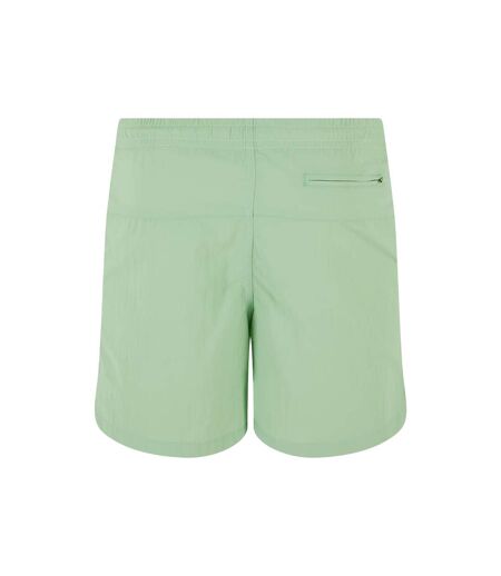 Short De Bain Motif/style Bloc Homme Vert Urban Classics