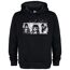 Sweat à capuche unisexe adulte frohmans photos kurt cobain noir Amplified-1