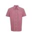 Chemise homme rouge / blanc Premier-1