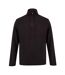 Henbury Unisex Adults Quarter Zip Microfleece Jacket (Black)
