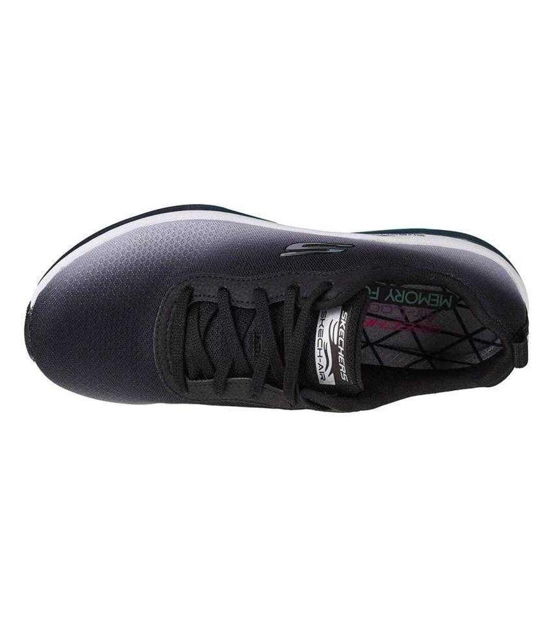 Baskets Motif/style Ombré Skech-air Femme Noir Gris Argent Skechers-3