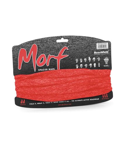 Beechfield Unisex Adult Morf Spacer Marl Neck Warmer (Coral) (One Size) - UTRW8028